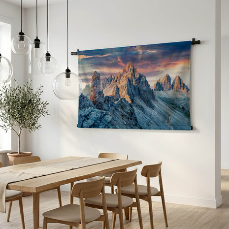 Majestueuze bergrotsen van Italiaanse Alpen