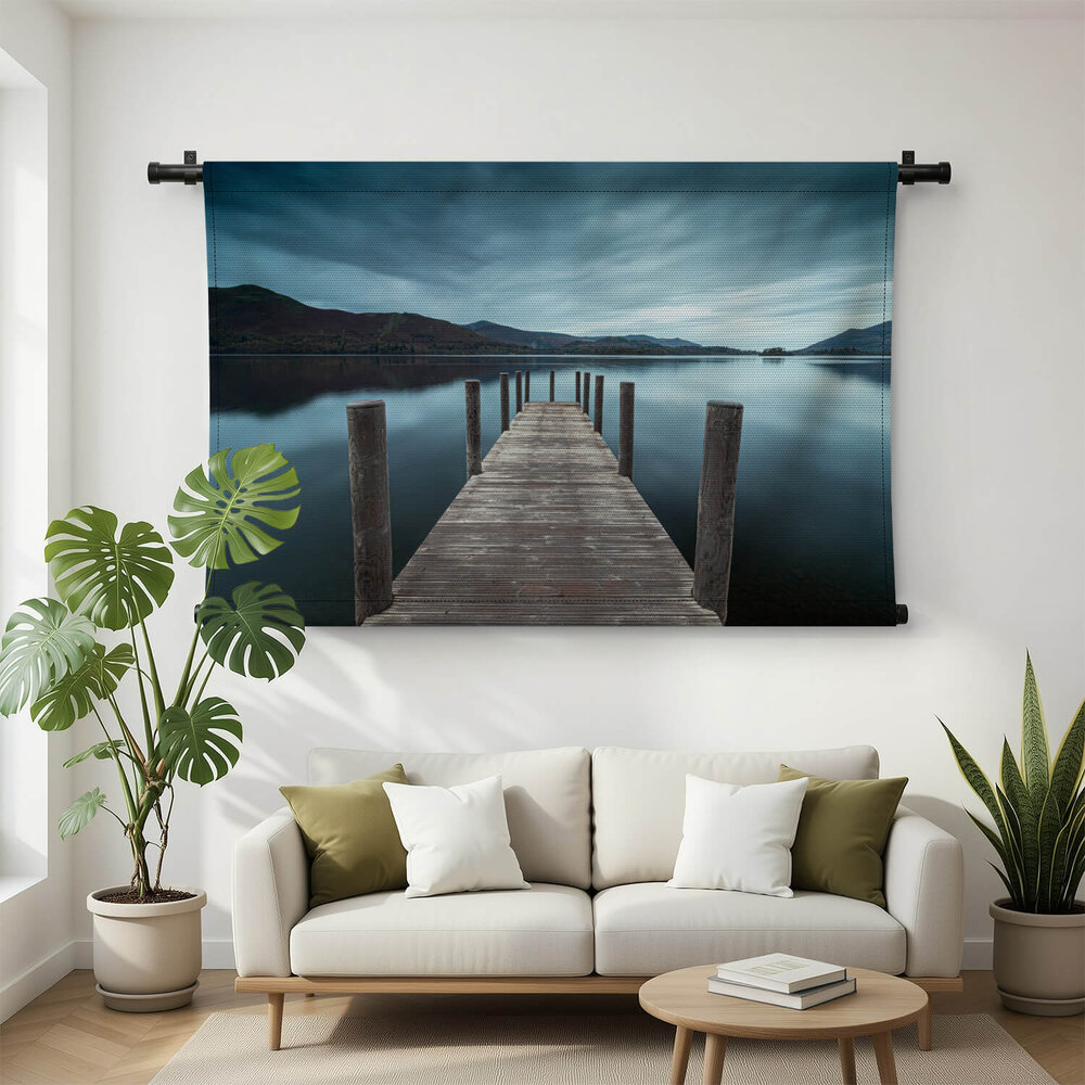 Meer in nationaal park Lake District van Engeland