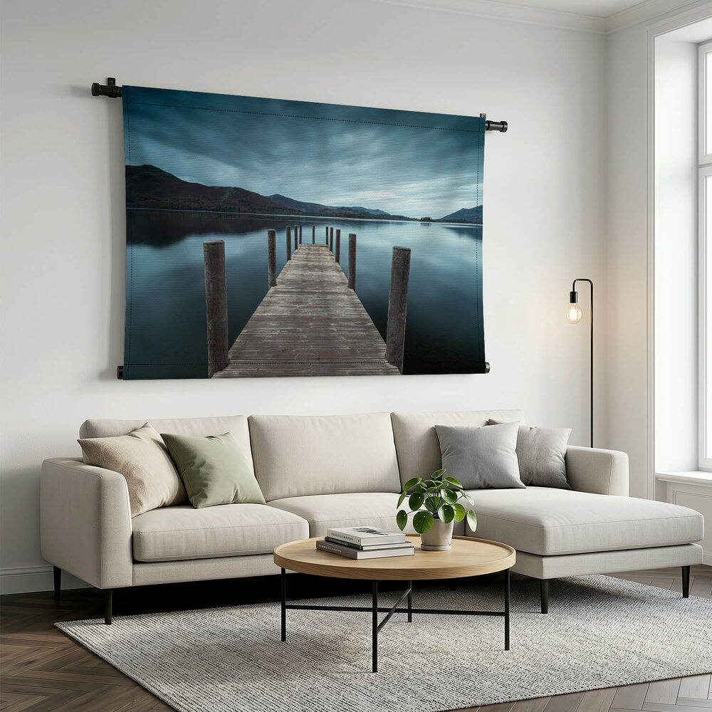 Meer in nationaal park Lake District van Engeland
