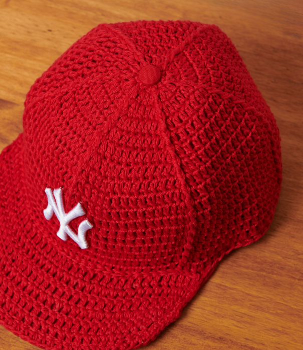 A Form Unseen Yankees Crochet - Red