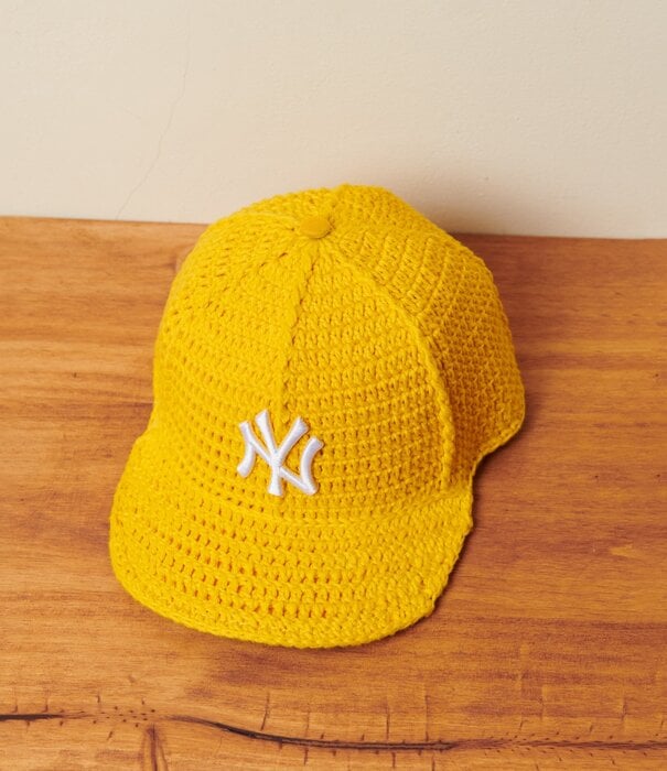 A Form Unseen Yankees Crochet - Canary