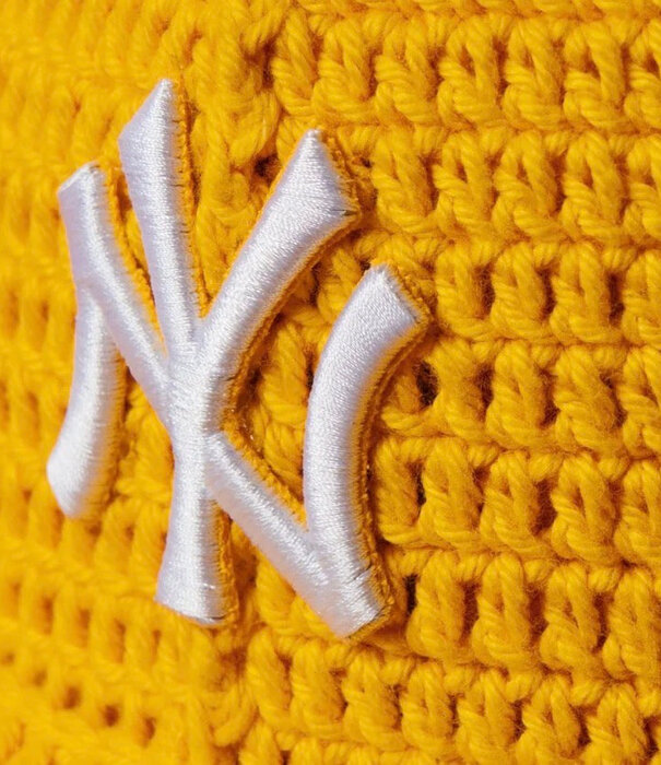A Form Unseen Yankees Crochet - Canary