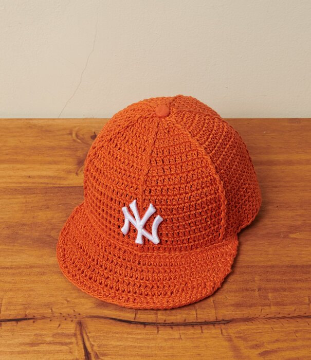 A Form Unseen Yankees Crochet - Orange