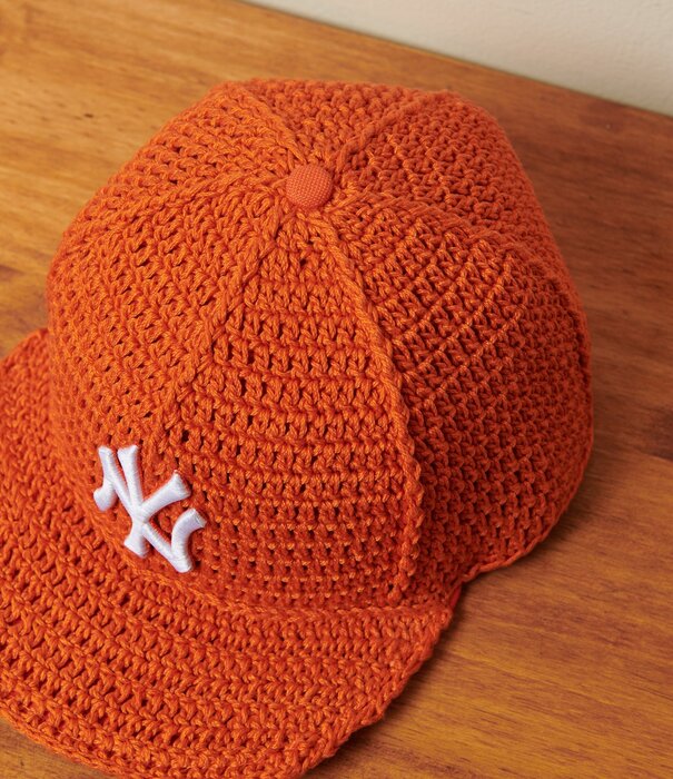 A Form Unseen Yankees Crochet - Orange