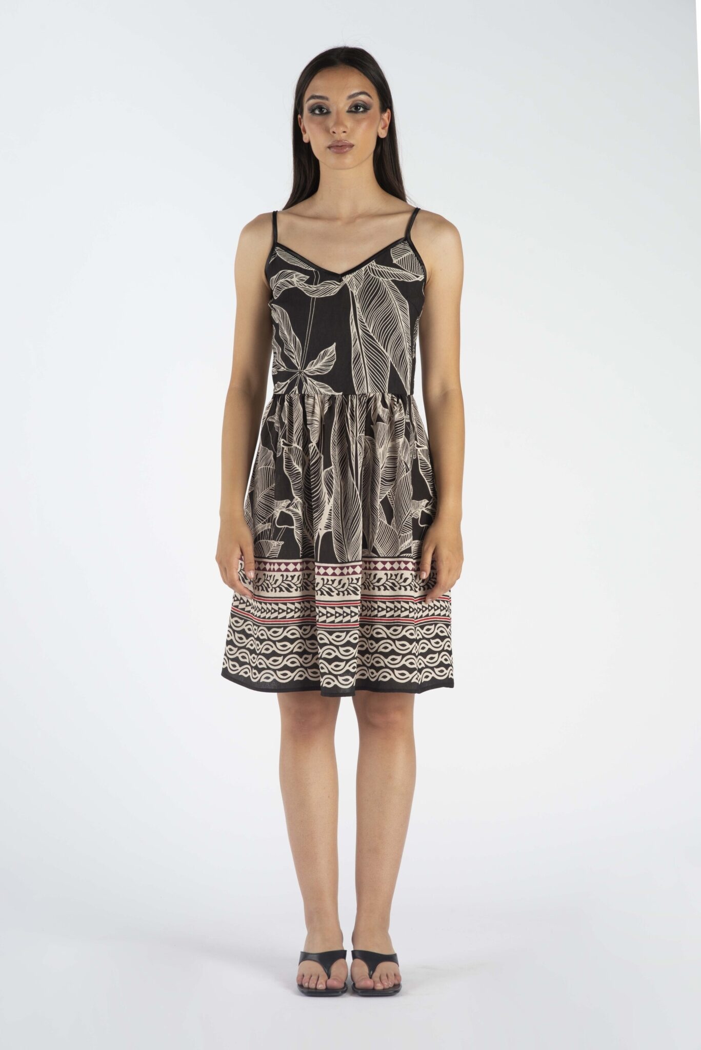 LANACAPRINA ROBE COURTE IMPRIMÉE