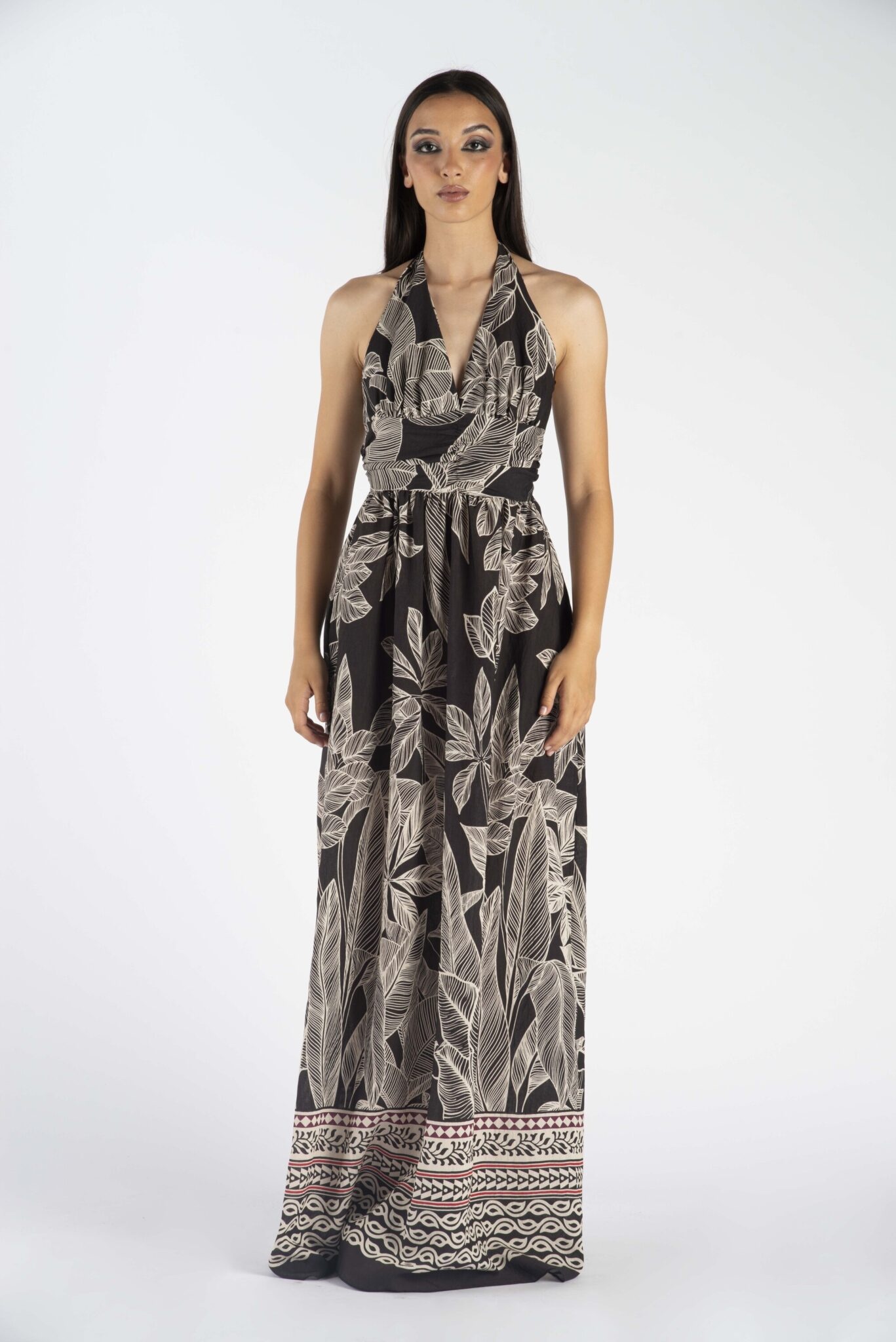 LANACAPRINA ROBE LONGUE IMPRIMÉE