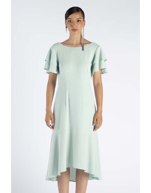 LANACAPRINA ROBE À VOLANTS
