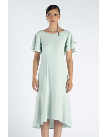 LANACAPRINA ROBE À VOLANTS