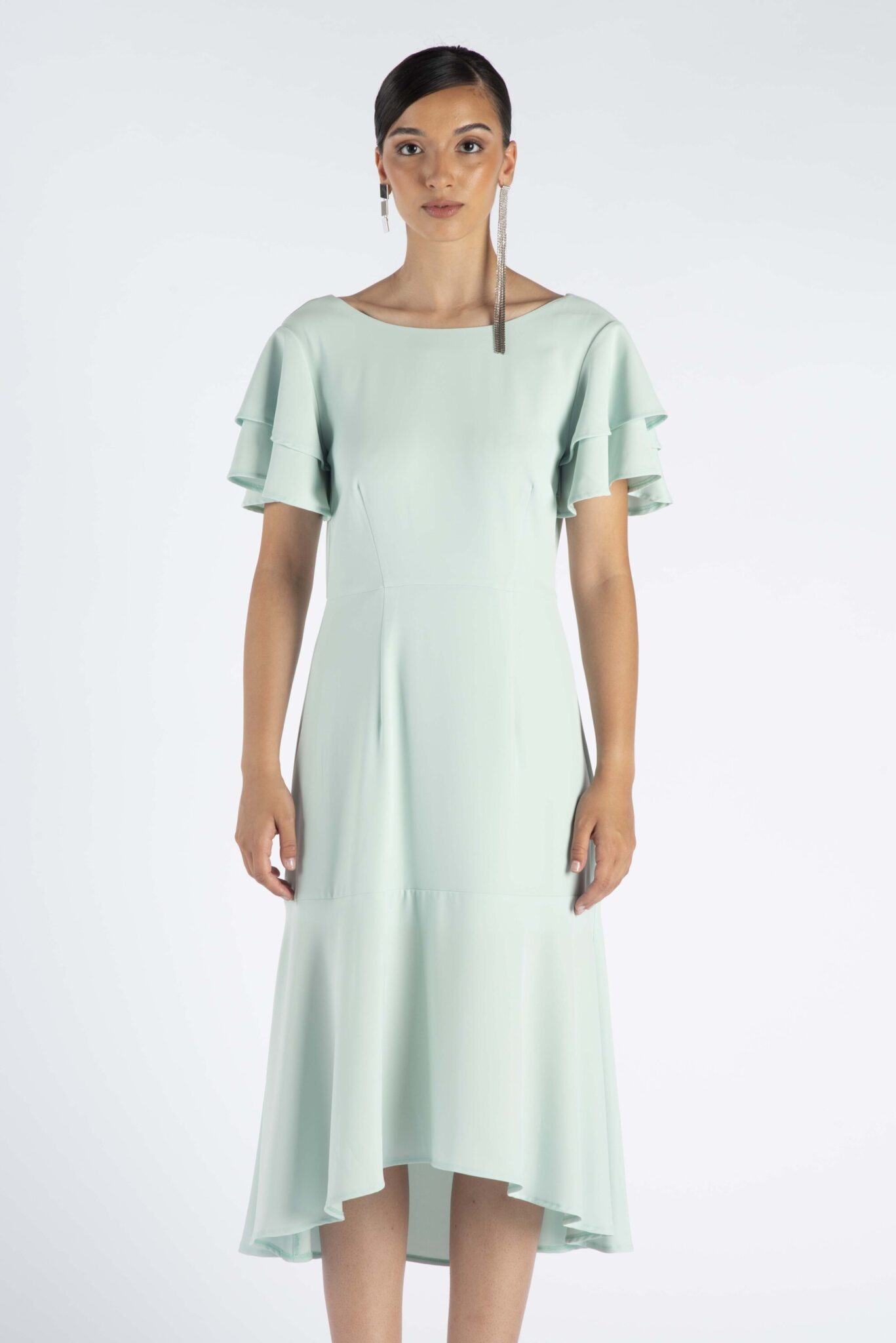 LANACAPRINA ROBE À VOLANTS