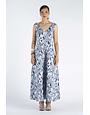 LANACAPRINA ROBE MIDI SANS MANCHES