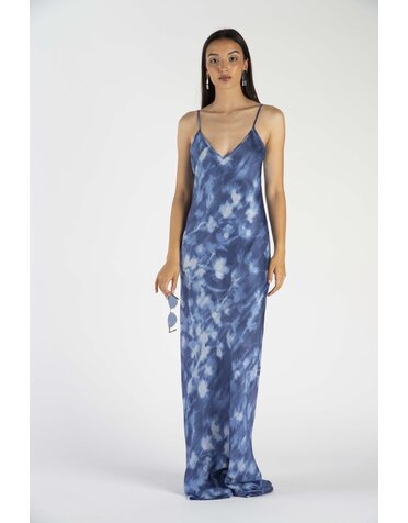 ROBE LONGUE SATIN