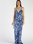 LANACAPRINA ROBE LONGUE SATIN