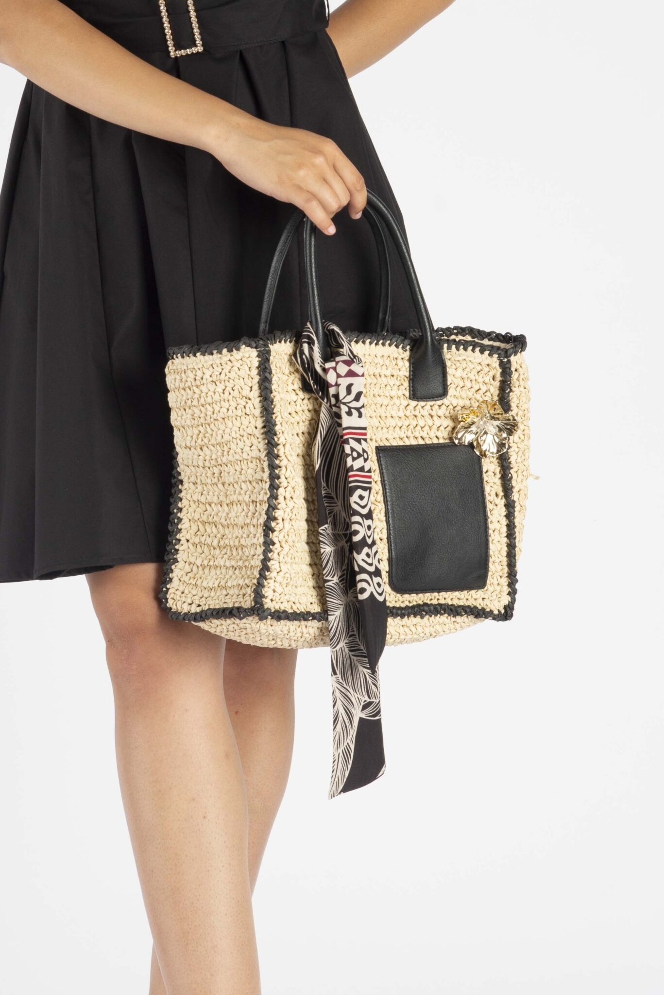 LANACAPRINA SAC À PAILLE AVEC ACCESSOIRES