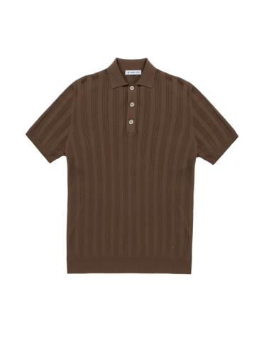 MANUELRITZ Polo perforé marron