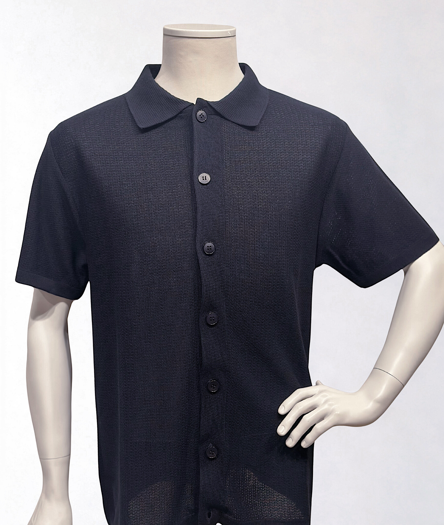 BERNESE Chemise en maille tricot  à manches courtes