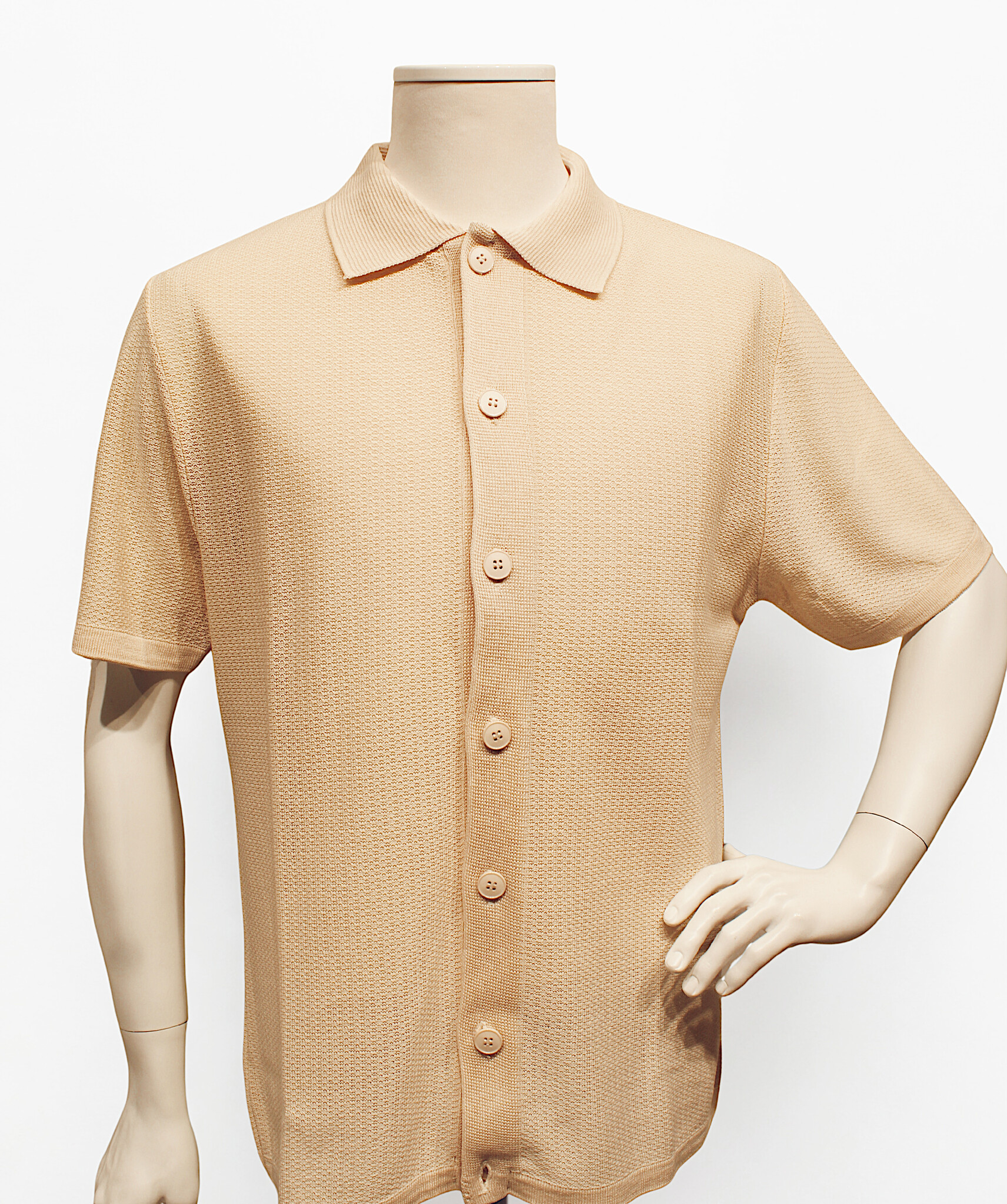 BERNESE Chemise en maille tricot  à manches courtes