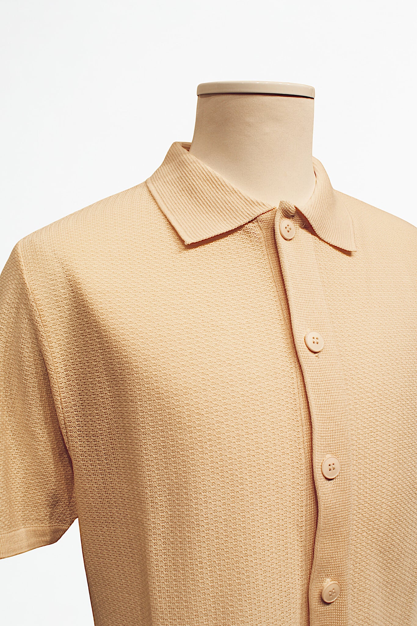 Chemise en maille tricot  à manches courtes