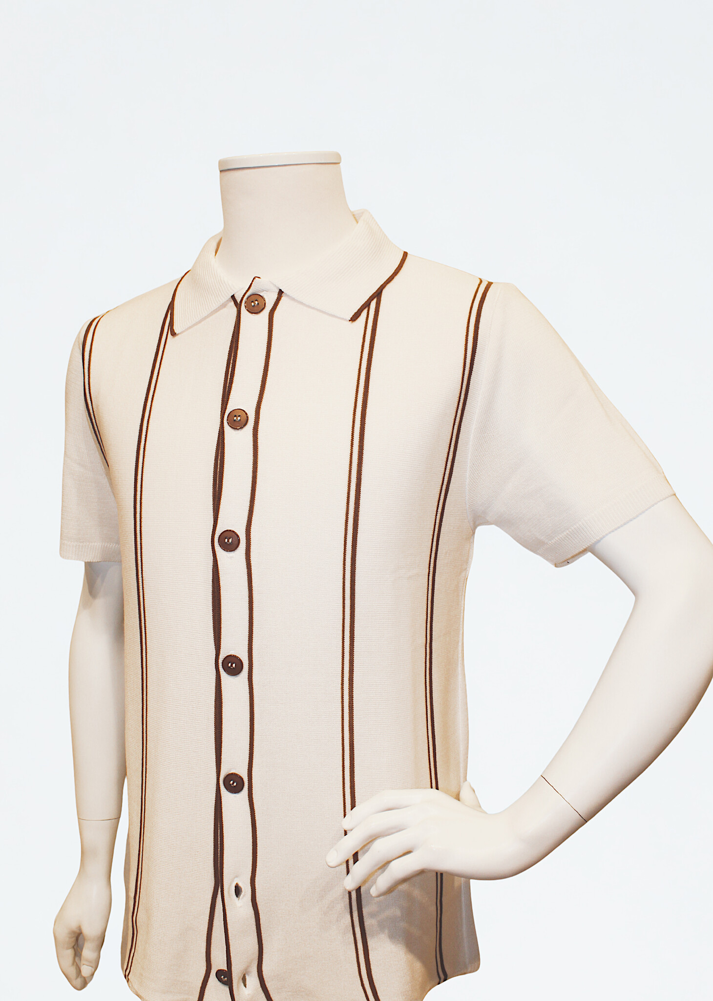 BERNESE Chemise en maille à manches courtes