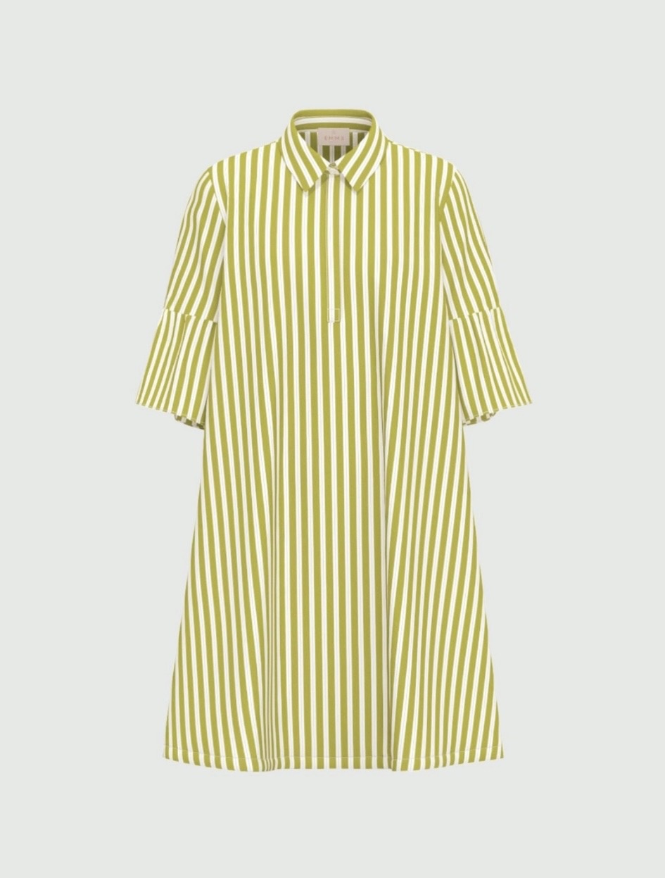 EMME MARELLE ROBE  À MANCHES VOLANTÉES