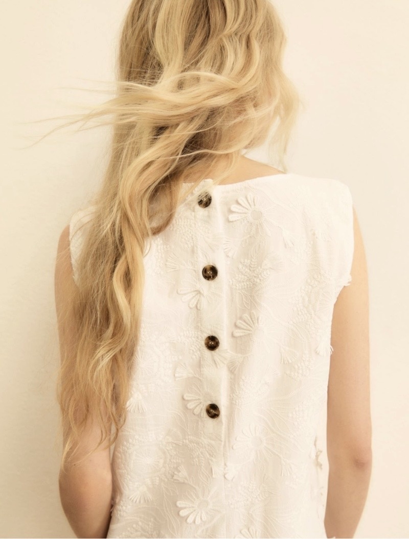 EMME MARELLE ROBE BRODÉE