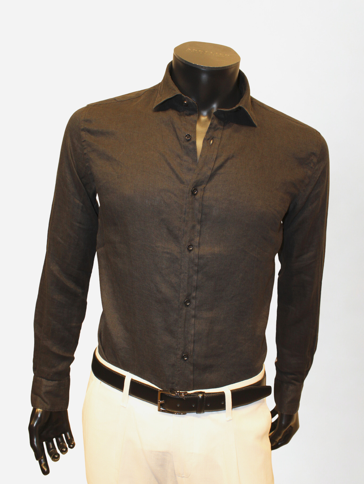 LUCA BERTELLI Chemise en lin