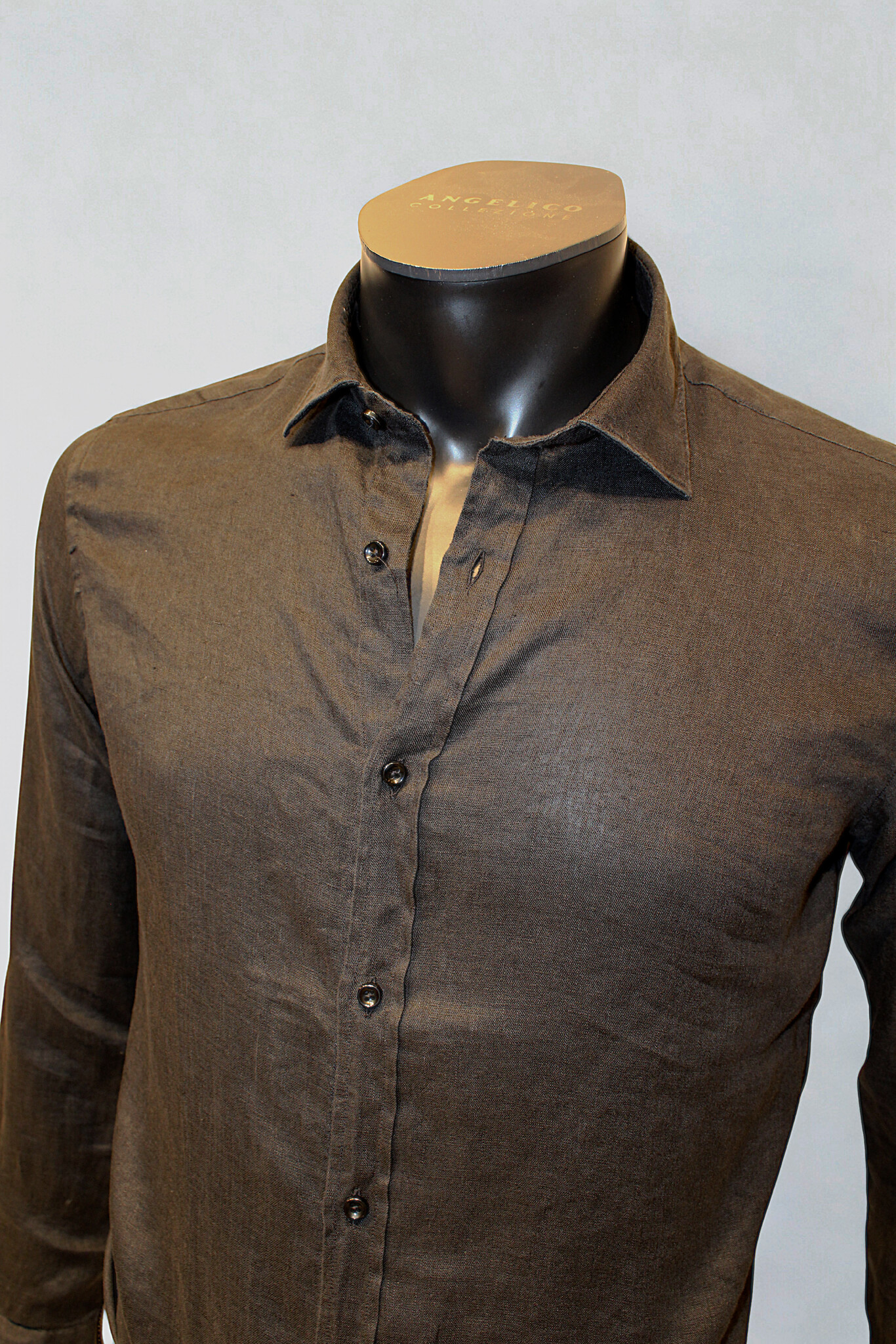 LUCA BERTELLI Chemise en lin