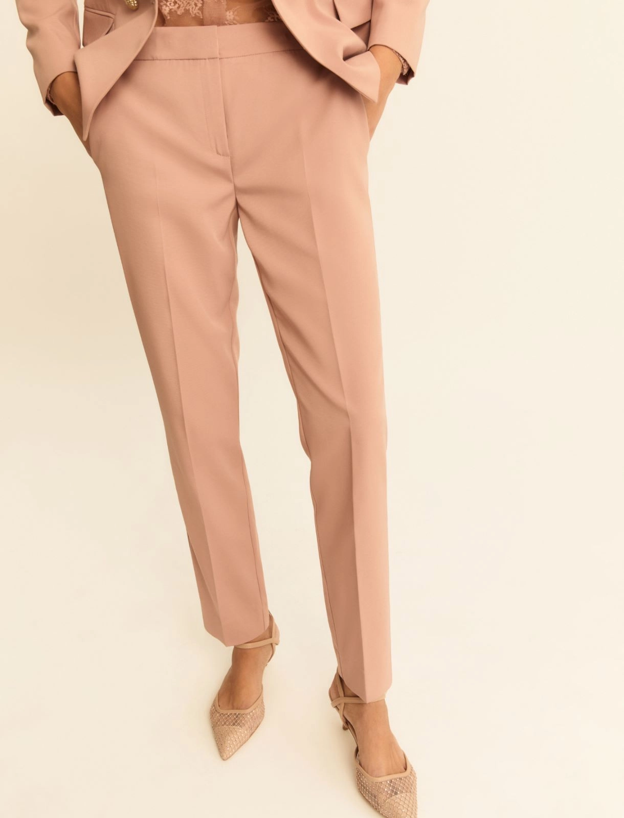 EMME MARELLE Pantalon tissu structuré
