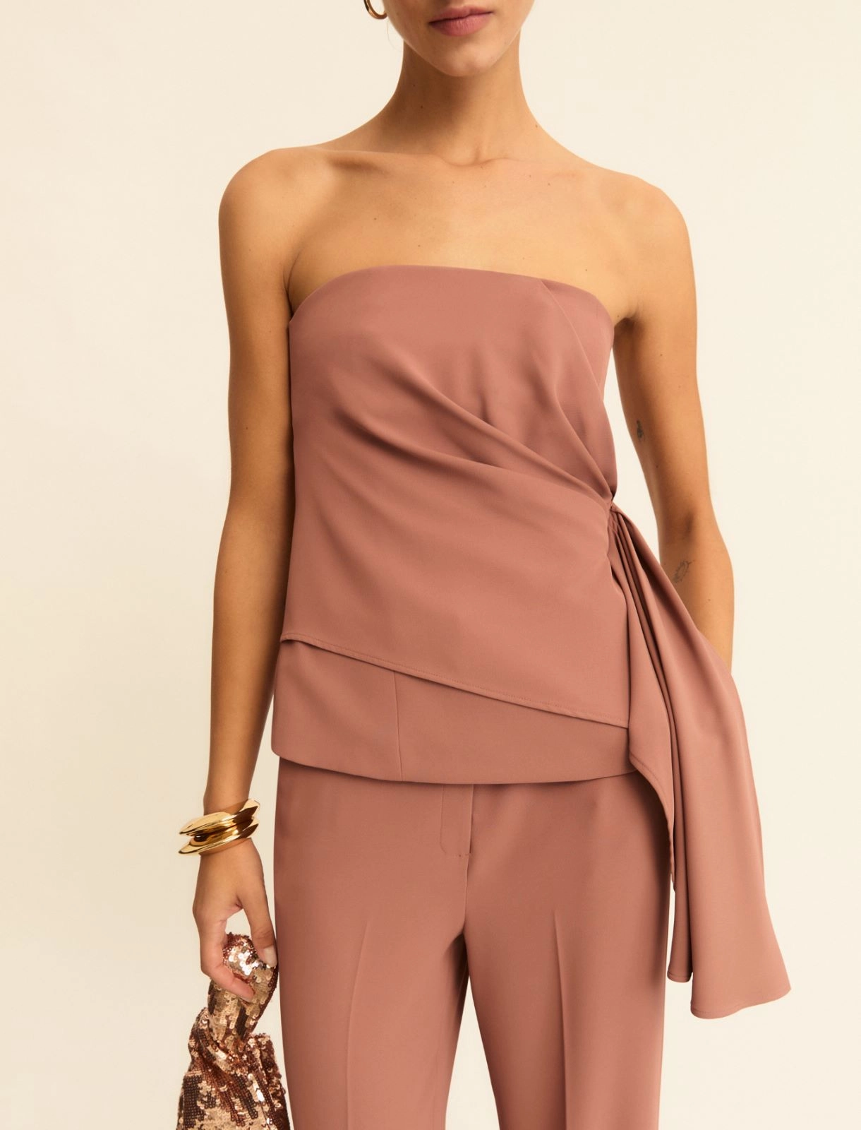 EMME MARELLE ENSEMBLE  CORSET ET PANTALON