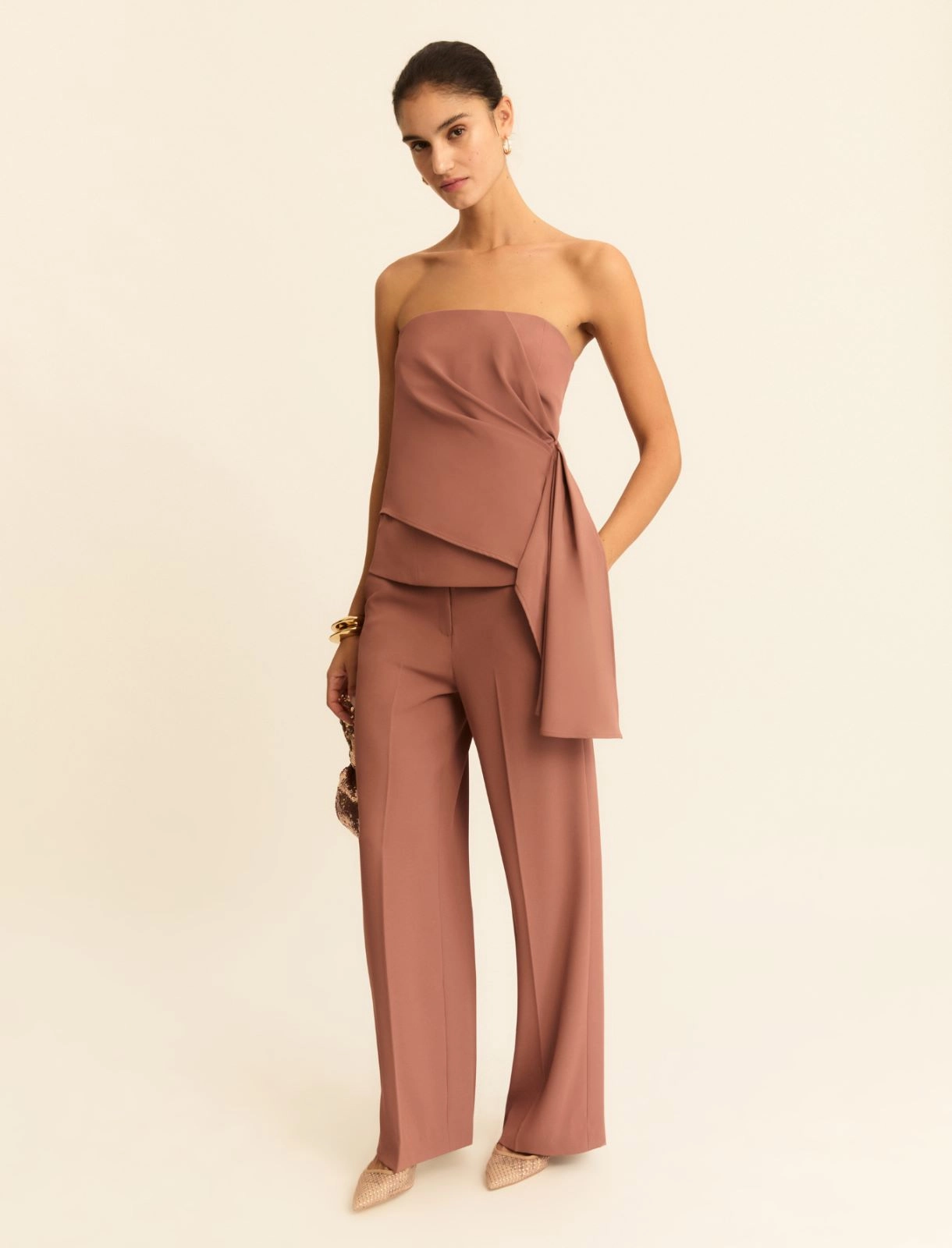 EMME MARELLE ENSEMBLE  CORSET ET PANTALON