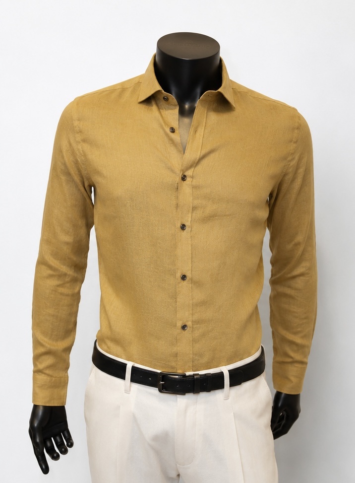LUCA BERTELLI Chemise en lin