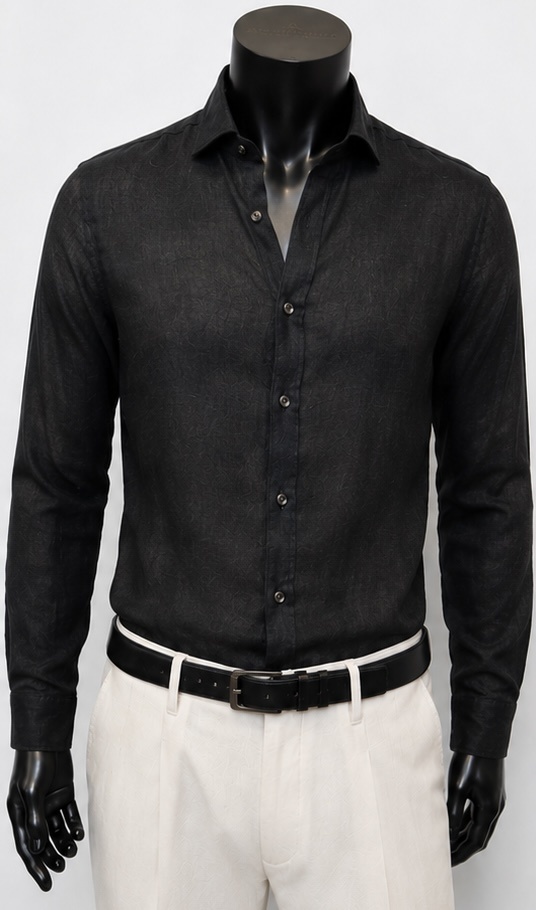 LUCA BERTELLI Chemise en lin
