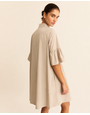 EMME MARELLE ROBE  À MANCHES VOLANTÉES