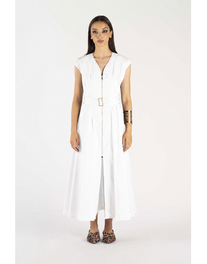 LANACAPRINA Robe sans manches avec zip