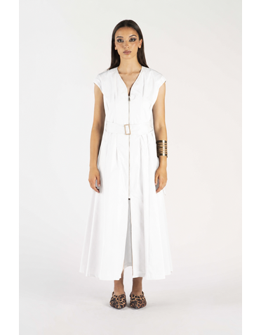 LANACAPRINA Robe sans manches avec zip
