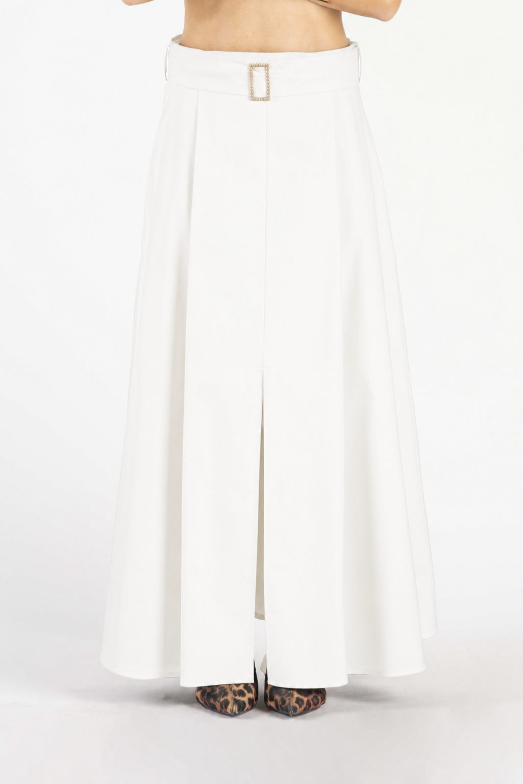 LANACAPRINA JUPE LONGUE AVEC CEINTURE