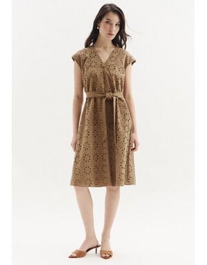 EMME MARELLE Robe en coton brodé