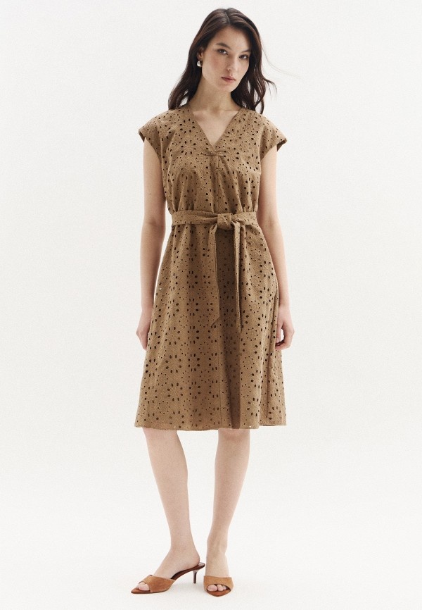 EMME MARELLE Robe en coton brodé