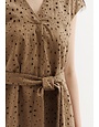 EMME MARELLE Robe en coton brodé