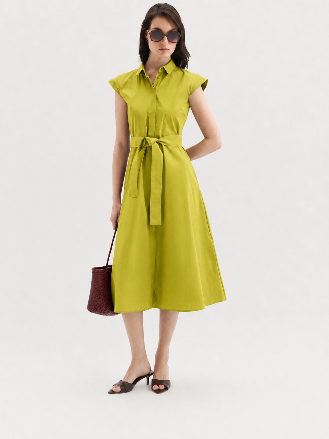 EMME MARELLE Robe chemise sans manches