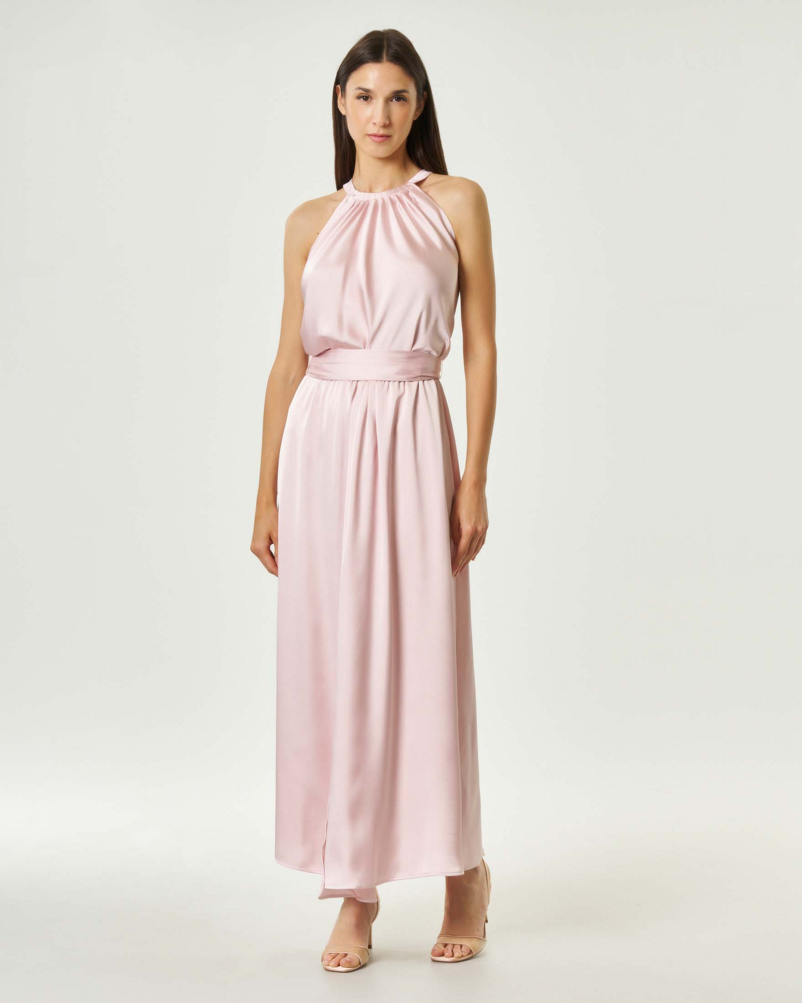 EMME MARELLE Robe longue en satin