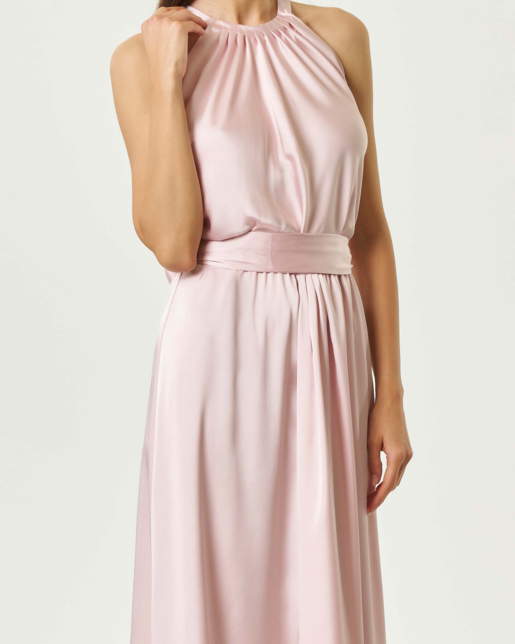 EMME MARELLE Robe longue en satin