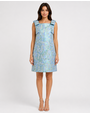 LANACAPRINA Robe jacquard avec détails lurex