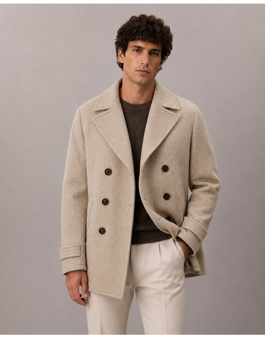 MANTO ITALIA CABAN DOUBLE BOUTONNAGE