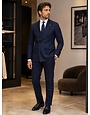 Costume croisé en flanelle