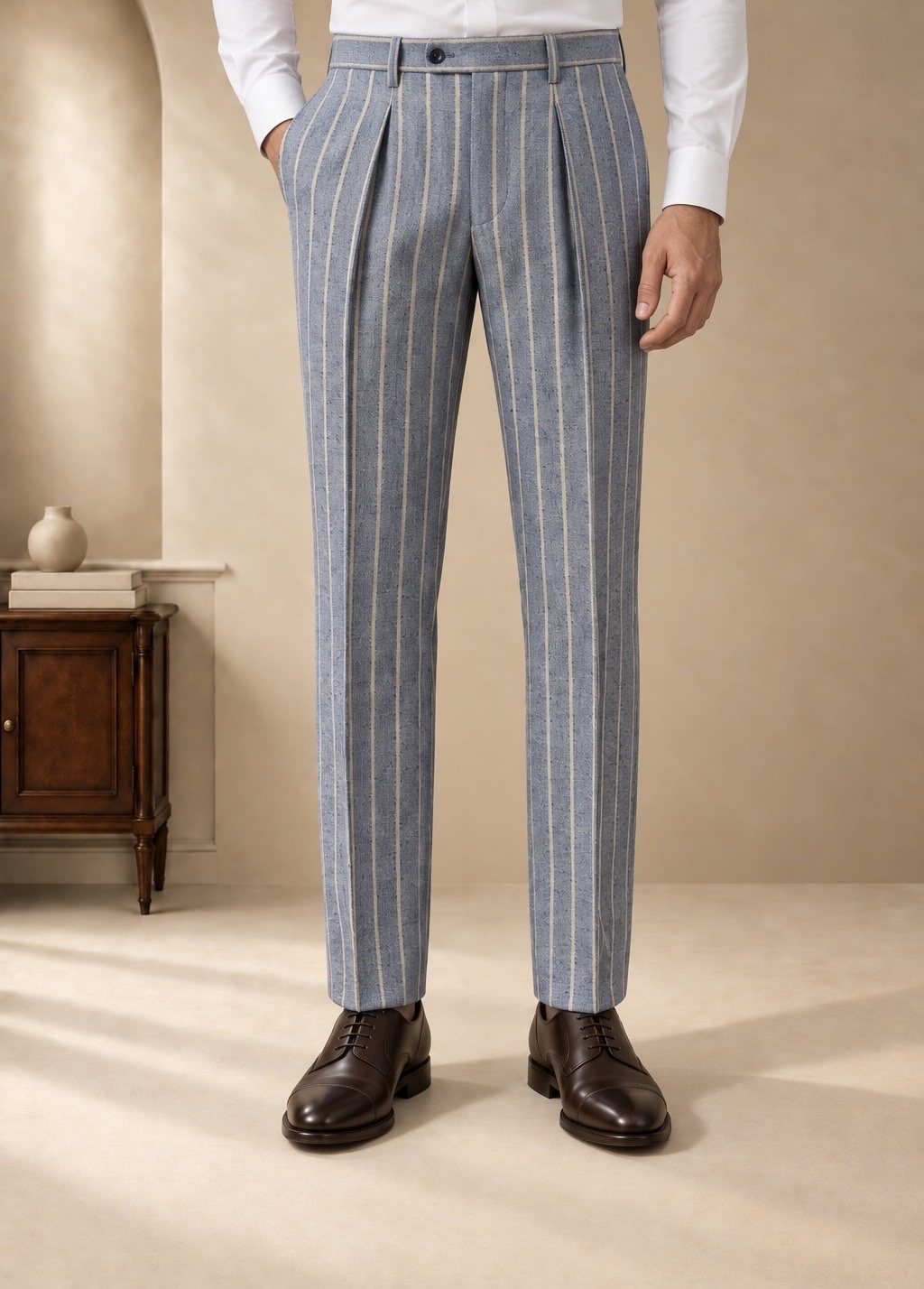 Pantalon à rayures