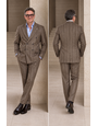 Costume croisé en flanelle
