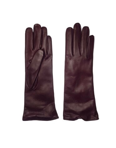 RESTELLI 922 Gants longs cuir veau nappa doublure en cachemire