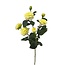 Mini Roos Kunstbloem | Kleur: Geel | ↕ Lengte 70 cm | Per stuk
