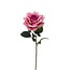 Roos Kunstbloem | Kleur: Roze | ↕ Lengte 70 cm | Per kunstbloem