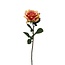 Rose Kunstblume | Farbe: Koralle | ↕ Länge 70 cm | Pro Stück